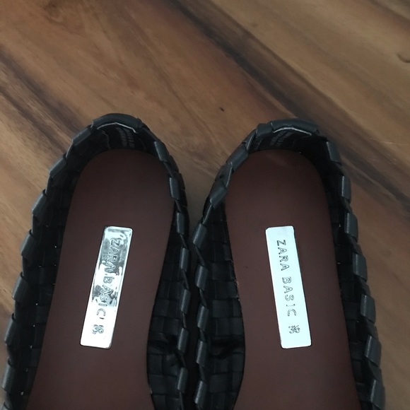 Zara braided leather flats - Picture 3 of 5